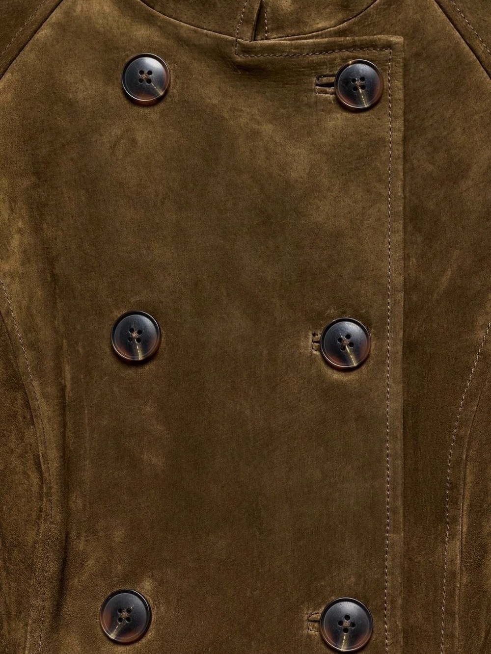 Zara Suede Fitted jacket - Picture 4 of 4